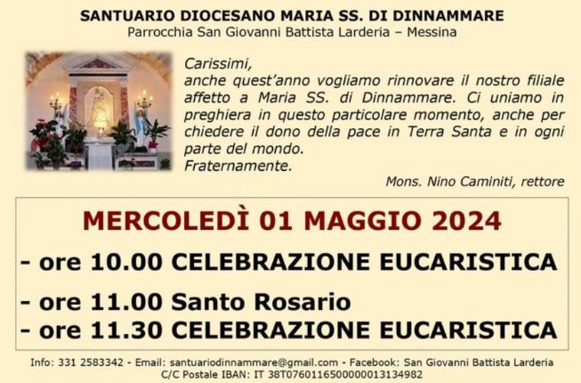 1 Maggio al Santuario di Dinnammare