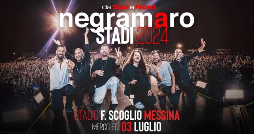 ANNULLATO - Negramaro | Da Sud a Nord | Stadi 2024